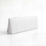 The Slim Clutch: Crocodile Embossed