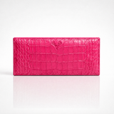 The Slim Clutch: Crocodile Embossed