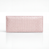 The Slim Clutch: Crocodile Embossed