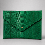 Emerald Python Envelope Macbook Case/Clutch--Flash Sale