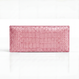 The Slim Clutch: Crocodile Embossed