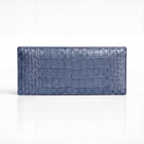 The Slim Clutch: Crocodile Embossed
