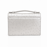 The Top Handle: Ostrich Embossed