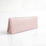 The Slim Clutch: Crocodile Embossed