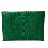 Emerald Python Envelope Macbook Case/Clutch--Flash Sale
