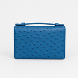 The Top Handle: Ostrich Embossed