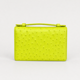 The Top Handle: Ostrich Embossed