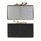 Python Antler Box Clutch--Special Order
