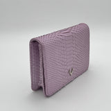 Lilac Metallic Ash Minibag Python--Final Sale