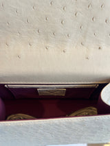 Jessica Mini Ostrich Top Handle--In Stock Colors