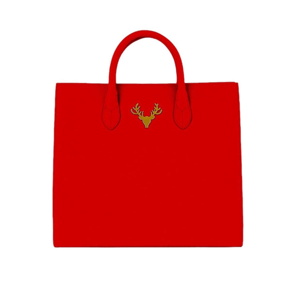 Red Leather Amy Tote--Final Sale