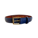 Navy Ostrich Belt Size Small--Final Sale
