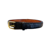 Black Alligator Belt Size Large--Final Sale