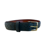 Forest Green Ostrich Belt Size XS--Final Sale