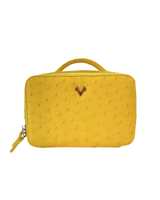 Yellow Ostrich Top Handle--Flash Sale