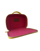 Yellow Ostrich Top Handle--Flash Sale
