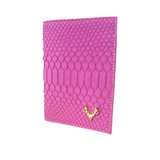 Hot Pink Python Passport Case--Flash Sale