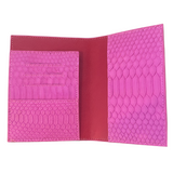 Hot Pink Python Passport Case--Flash Sale