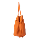 Orange Leather Liz Tote--Amy's Favorites