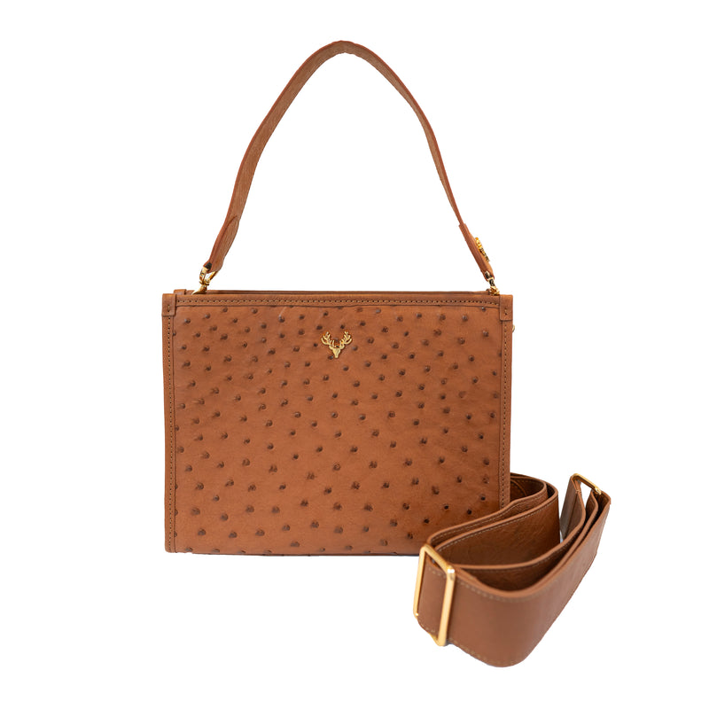 Carrie Convertible Clutch Ostrich--Special Order Colors