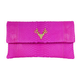 Python Foldover Clutch--Special Order Colors