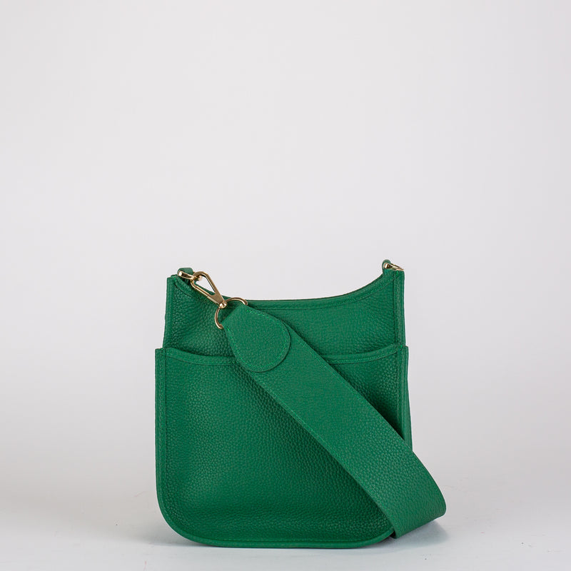 Kelly Green Leather Sayre Sling Mini--Preorder 4/30 Delivery