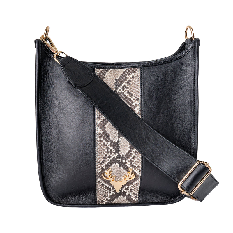 Leather and Python Sayre Sling Mini