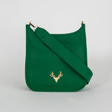 Kelly Green Leather Sayre Sling--Preorder 4/30 Delivery