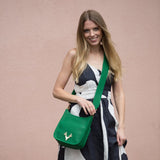 Kelly Green Leather Sayre Sling Mini--Preorder 4/30 Delivery