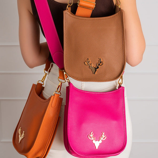 Hot Pink Leather Sayre Sling Mini--Amy's Picks
