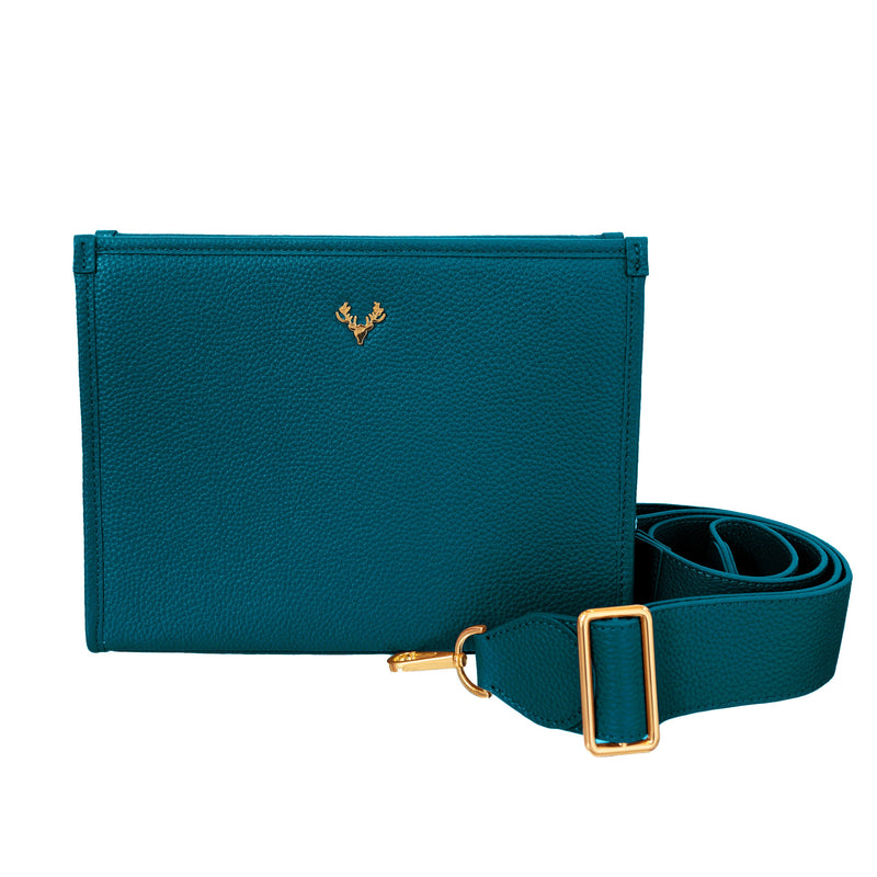 Peacock Carrie Convertible Clutch--Final Sale