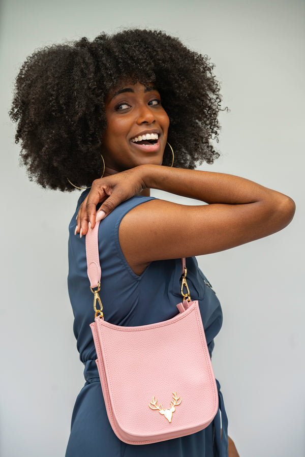 Light Pink Short Leather Strap--Flash Sale