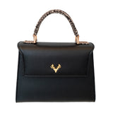 Jessica Mini Leather and Python Top Handle--Special Order Colors
