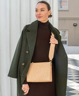 Carrie Convertible Clutch Ostrich--Special Order Colors