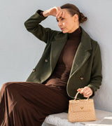 Jessica Top Handle Ostrich--Special Order Colors