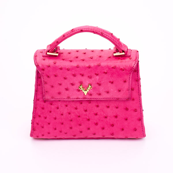 Jessica Mini Ostrich Top Handle