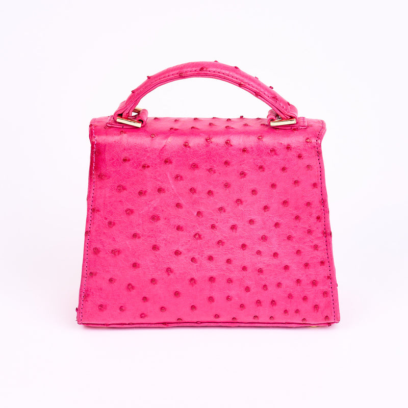 Jessica Mini Ostrich Top Handle