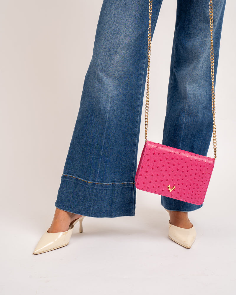 Ash Minibag Ostrich--New!