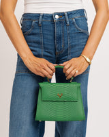 Jessica Mini Python Top Handle--Special Order Colors