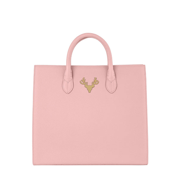 Leather Amy Tote Light Pink--Final Sale