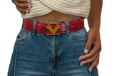 Red Python Logo Belt Size XS **