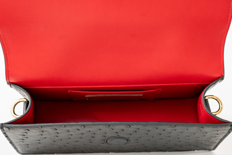 Ri Clutch Ostrich--Special Order Colors