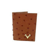 Folding Ostrich Card Case