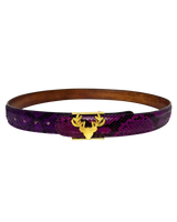 Purple Python Logo Belt Size Medium **