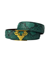 Emerald Python Logo Belt Size XS **