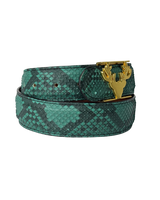 Emerald Python Logo Belt Size XS **