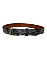 Washed Black Python Belt Size XS **