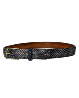 Washed Black Python Belt Size XS **