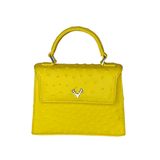 Jessica Mini Ostrich Top Handle--In Stock Colors