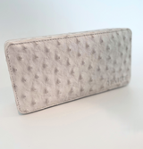 The Box Clutch: Ostrich Embossed